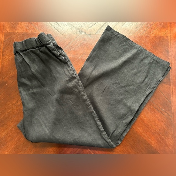 GIANNI BINI women's black pants with elastic at the back size 8 - Picture 3 of 9